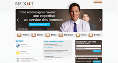 Desktop Screenshot of nextt.fr